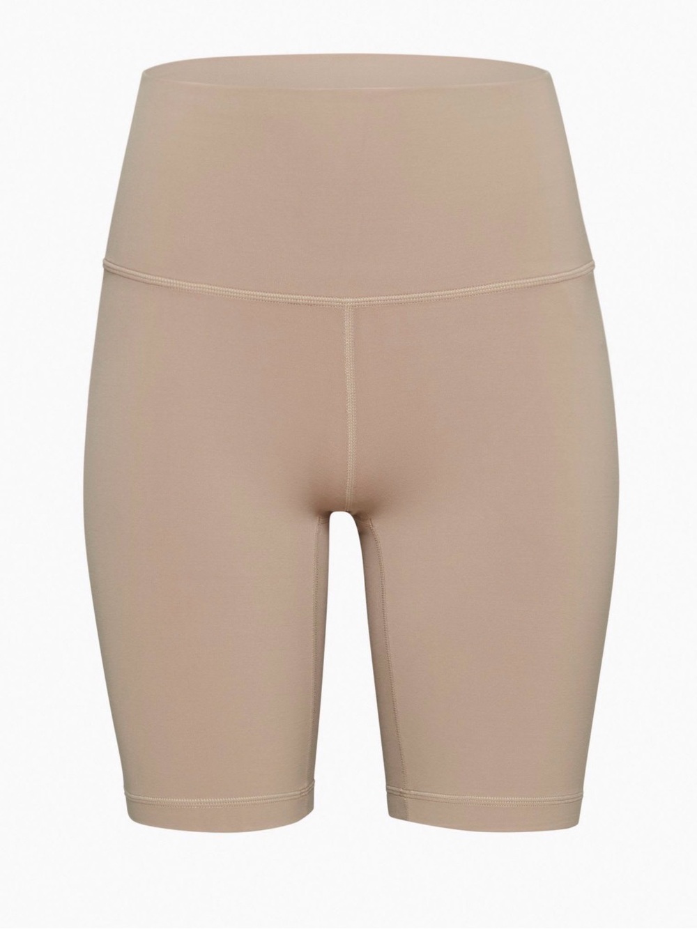 Aritzia High-Waist Sculpting Bike Shorts - Beige